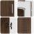 Bufet cu raft Stejar brun 55.5 x 29 x 100 cm Lemn compozit GartenMobel Dekor