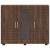 Bufet cu raft Stejar brun 55.5 x 29 x 100 cm Lemn compozit GartenMobel Dekor