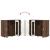 Bufet cu raft Stejar brun 55.5 x 29 x 100 cm Lemn compozit GartenMobel Dekor