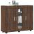Bufet cu raft Stejar brun 55.5 x 29 x 100 cm Lemn compozit GartenMobel Dekor