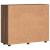 Bufet cu raft Stejar brun 55.5 x 29 x 100 cm Lemn compozit GartenMobel Dekor