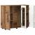 Bufet cu raft Lemn vechi 55.5 x 29 x 100 cm Lemn compozit GartenMobel Dekor