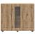 Bufet cu raft stejar artizanal 55.5 x 29 x 100 cm Lemn compozit GartenMobel Dekor