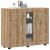 Bufet cu raft stejar artizanal 55.5 x 29 x 100 cm Lemn compozit GartenMobel Dekor