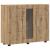 Bufet cu raft stejar artizanal 55.5 x 29 x 100 cm Lemn compozit GartenMobel Dekor