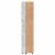 Dulap de Baie TULUM Gri beton 37 x 31.5 x 203 cm Lemn compozit GartenMobel Dekor