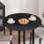 Placă de masă Negru 80 x 80 x 1.5 cm Lemn compozit GartenMobel Dekor