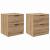 Dulap de noapte 2 pcs stejar artizanal 45 x 39 x 50 cm GartenMobel Dekor