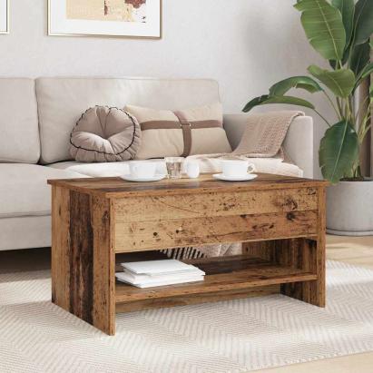 Masă de cafea Lemn vechi 80 x 50.5 x 41.5 cm Lemn compozit GartenMobel Dekor