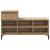 Dulap pentru pantofi cu raft stejar artizanal 102 x 36 x 60 cm GartenMobel Dekor