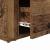 Dulap de noapte Lemn vechi 60 x 36 x 45 cm Lemn compozit GartenMobel Dekor