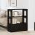 Bufet Stejar negru 30 x 80 x 90 cm Lemn compozit GartenMobel Dekor