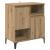 Bufet stejar artizanal 60 x 35 x 70 cm Lemn compozit GartenMobel Dekor