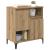 Bufet stejar artizanal 60 x 35 x 70 cm Lemn compozit GartenMobel Dekor