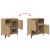 Bufet stejar artizanal 60 x 35 x 70 cm Lemn compozit GartenMobel Dekor
