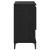 Bufet Stejar negru 60 x 35 x 70 cm Lemn compozit GartenMobel Dekor