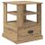 Dulap de noapte stejar artizanal 50 x 50 x 60 cm Lemn compozit GartenMobel Dekor