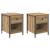 Dulap de noapte 2 pcs stejar artizanal 40 x 42 x 50 cm GartenMobel Dekor