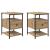 Dulap de noapte 2 pcs stejar artizanal 40 x 42 x 56 cm GartenMobel Dekor