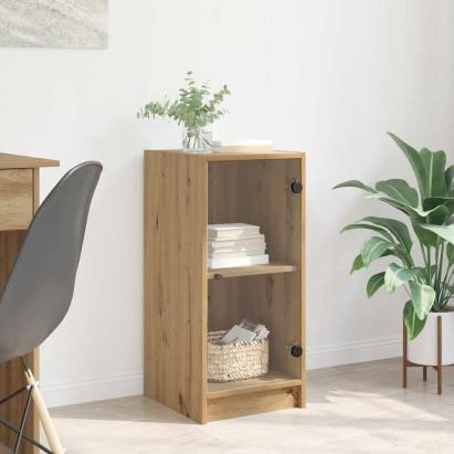 Bufet stejar artizanal 35 x 37 x 76 cm Lemn compozit GartenMobel Dekor