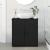 Dulap de Baie cu raft Negru 61 x 35 x 64 cm Lemn compozit GartenMobel Dekor