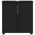 Dulap de Baie cu raft Negru 61 x 35 x 64 cm Lemn compozit GartenMobel Dekor