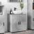 Dulap de Baie cu raft Gri beton 61 x 35 x 64 cm Lemn compozit GartenMobel Dekor