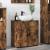 Dulap de Baie Stejar afumat 61 x 35 x 64 cm Lemn compozit GartenMobel Dekor
