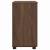 Dulap de Baie cu raft Stejar brun 61 x 35 x 64 cm Lemn compozit GartenMobel Dekor