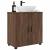 Dulap de Baie cu raft Stejar brun 61 x 35 x 64 cm Lemn compozit GartenMobel Dekor