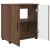 Dulap de Baie cu raft Stejar brun 61 x 35 x 64 cm Lemn compozit GartenMobel Dekor