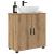 Dulap de Baie stejar artizanal 61 x 35 x 64 cm Lemn compozit GartenMobel Dekor