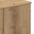 Dulap de Baie stejar artizanal 61 x 35 x 64 cm Lemn compozit GartenMobel Dekor