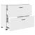 Dulap de Baie cu sertar Alb 76.5 x 35 x 64 cm Lemn compozit GartenMobel Dekor