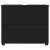 Dulap de Baie cu sertar Negru 76.5 x 35 x 64 cm Lemn compozit GartenMobel Dekor