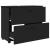 Dulap de Baie cu sertar Negru 76.5 x 35 x 64 cm Lemn compozit GartenMobel Dekor