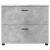 Dulap de Baie Gri beton 76.5 x 35 x 64 cm Lemn compozit GartenMobel Dekor