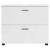 Dulap de Baie Alb foarte lucios 76.5 x 35 x 64 cm Lemn compozit GartenMobel Dekor