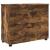 Dulap de Baie Stejar afumat 76.5 x 35 x 64 cm Lemn compozit GartenMobel Dekor