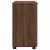Dulap de Baie Stejar brun 76.5 x 35 x 64 cm Lemn compozit GartenMobel Dekor