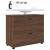 Dulap de Baie Stejar brun 76.5 x 35 x 64 cm Lemn compozit GartenMobel Dekor