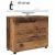Dulap de Baie Lemn vechi 76.5 x 35 x 64 cm Lemn compozit GartenMobel Dekor