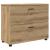 Dulap de Baie stejar artizanal 76.5 x 35 x 64 cm Lemn compozit GartenMobel Dekor