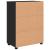 Dulap de Baie cu raft Negru 60 x 35 x 80 cm Lemn compozit GartenMobel Dekor