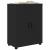 Dulap de Baie cu raft Negru 60 x 35 x 80 cm Lemn compozit GartenMobel Dekor