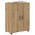 Dulap de Baie stejar artizanal 60 x 35 x 80 cm Lemn compozit GartenMobel Dekor