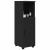 Dulap de Baie cu raft Negru 30 x 35 x 95 cm Lemn compozit GartenMobel Dekor
