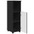 Dulap de Baie cu raft Negru 30 x 35 x 95 cm Lemn compozit GartenMobel Dekor