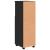 Dulap de Baie cu raft Negru 30 x 35 x 95 cm Lemn compozit GartenMobel Dekor