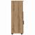 Dulap de Baie stejar artizanal 30 x 35 x 95 cm Lemn compozit GartenMobel Dekor